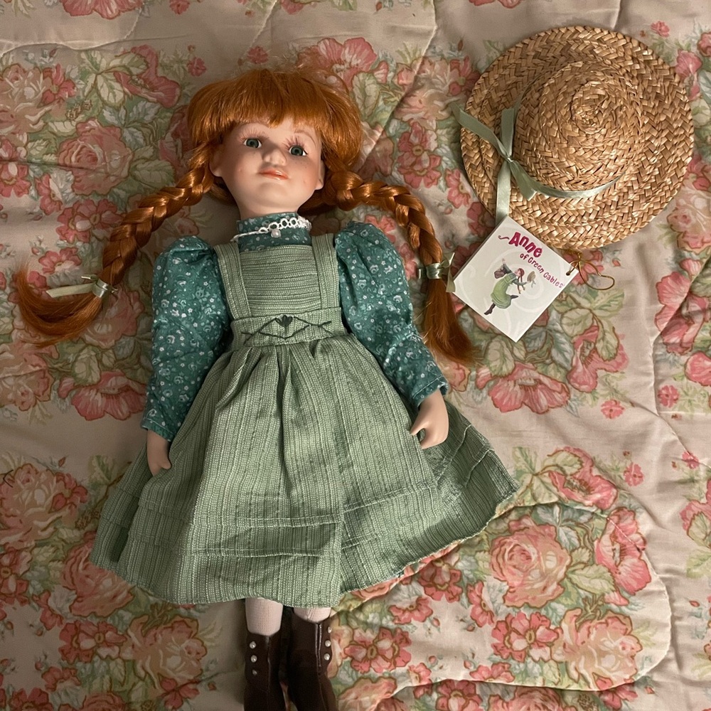 Ann Of Green Gables Doll With Outfit Porcelain